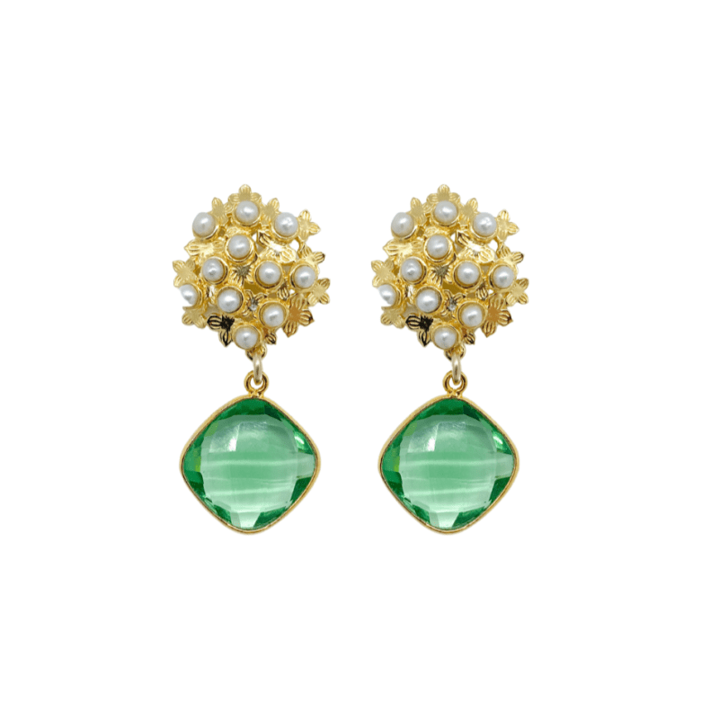 JardinPearlGreenquartzEarring 2