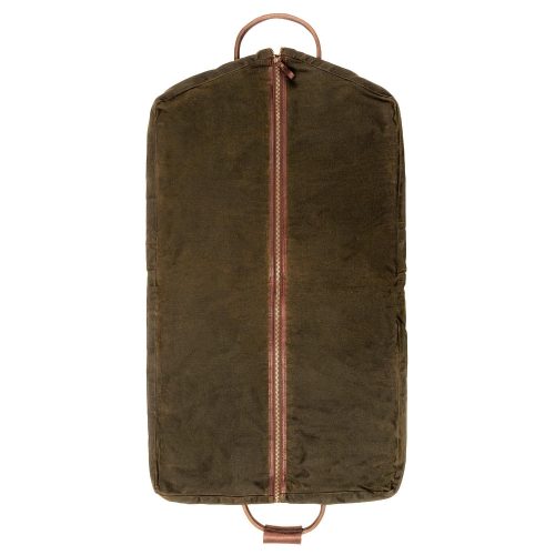 Mission Mercantile Leather Goods Campaign Waxed Canvas Garment Bag 7