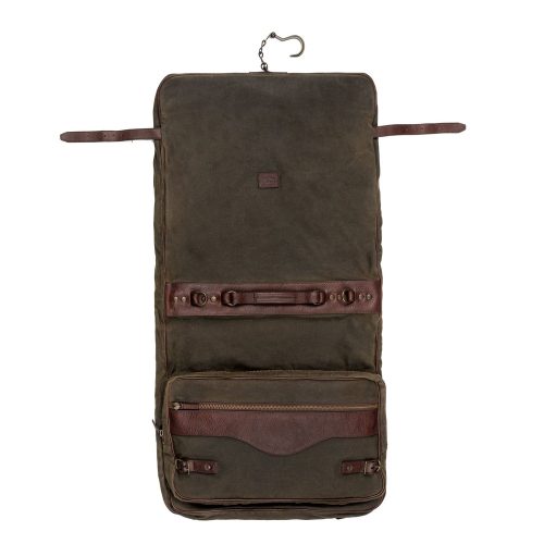 Mission Mercantile Leather Goods Campaign Waxed Canvas Valet Bag 10