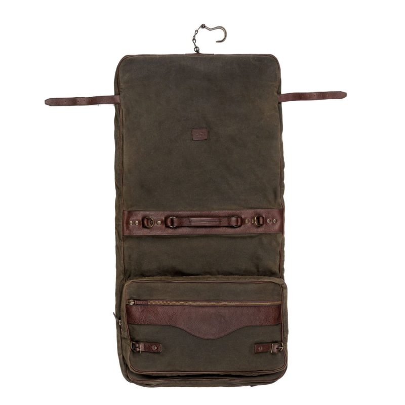 Mission Mercantile Leather Goods Campaign Waxed Canvas Valet Bag 10