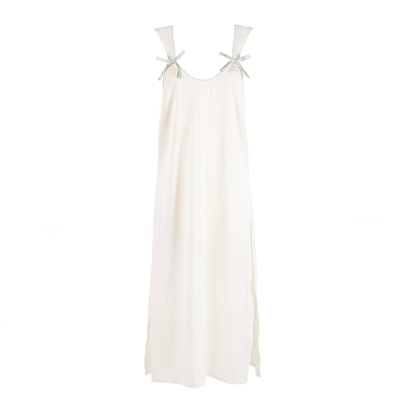 PS IVORY BIRDIE SATIN NIGHTGOWN