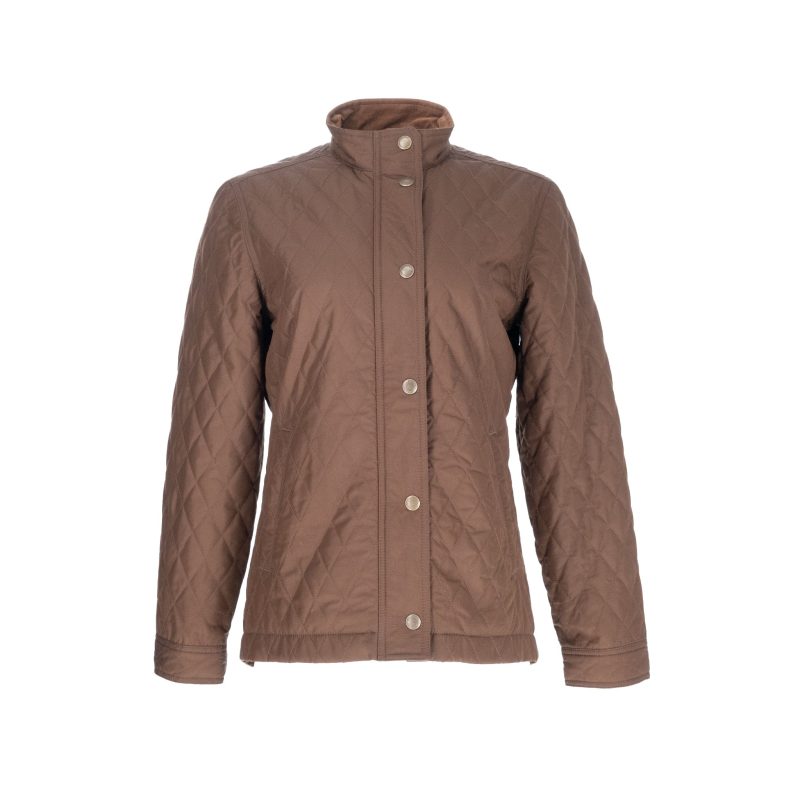 WomensCamdenJacket RyeBrown Front