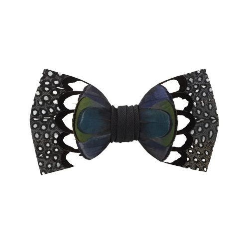 edisto mens feather bow tie front